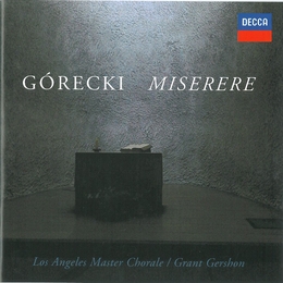 Image du média "MISERERE de Henryk, Mikolaj GORECKI"