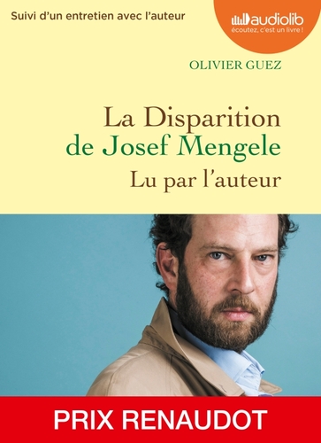 Couverture LA DISPARITION DE JOSEF MENGELE de Olivier GUEZ