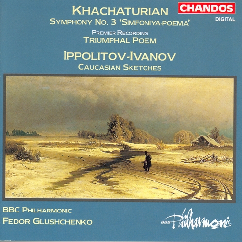 Couverture SYMPHONIE 3 / POEME TRIOMPHAL (+ IPPOLITOV-IVANOV) de Aram Il'yich KHATCHATURIAN