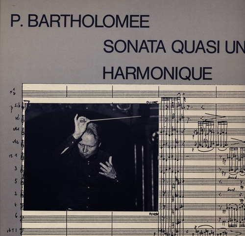 Couverture SONATA QUASI UNA FANTASIA / HARMONIQUE de Pierre BARTHOLOMEE