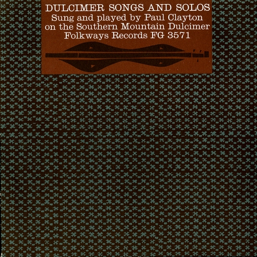 Couverture DULCIMER SONGS AND SOLOS ON SOUTHERN MOUNTAIN DULCIMER de Paul CLAYTON