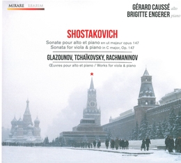 Image du média "SONATE ALTO PIANO (+ GLAZOUNOV, TCHAIKOVSKY, RACHMANINOV) de Dmitri CHOSTAKOVITCH"