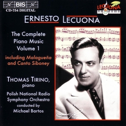 Image du média "RAPSODIA NEGRA / MUSICA ESPANOLA / PIEZAS CARACTERISTICAS... de Ernesto LECUONA"