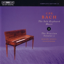 Image du média "SOLO KEYBOARD MUSIC VOL.2: PRUSSIAN SONATAS II de Carl Philipp Emanuel BACH"