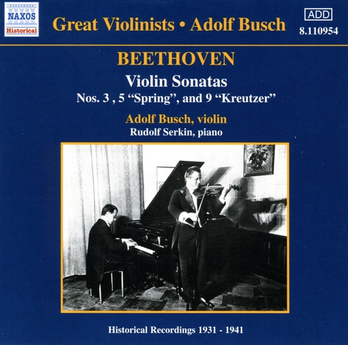 Couverture SONATE VIOLON PIANO  3,5,9 de Ludwig van BEETHOVEN