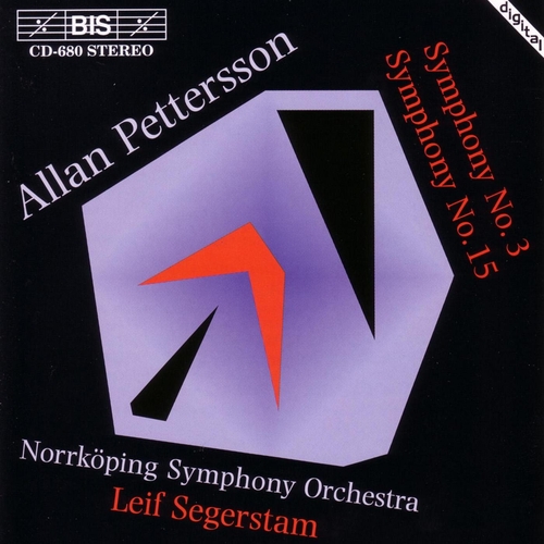 Couverture SYMPHONIE  3,15 de Allan PETTERSSON