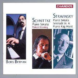 Couverture + STRAVINSKY: SONATE / SERENADE / PIANO RAG SONATE PIANO de Alfred Garrijévitch SCHNITTKE