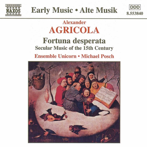 Couverture FORTUNA DESPERATA - MUSIQUE PROFANE DU 15°S. de Alexander AGRICOLA