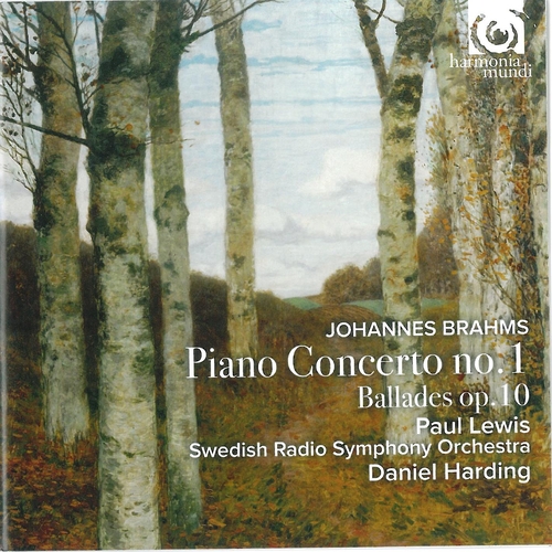 Couverture CONCERTO PIANO 1/ BALLADES OP.10 de Johannes BRAHMS