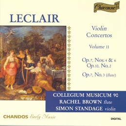 Image du média "CONCERTO VIOLON OP.7: 4,6 / OP.10: 2 / OP.7: 3 (FLÛTE) de Jean-Marie LECLAIR"