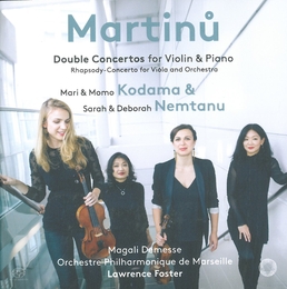 Image du média "DOUBLE CONCERTOS FOR VIOLIN & PIANO de Bohuslav MARTINU"