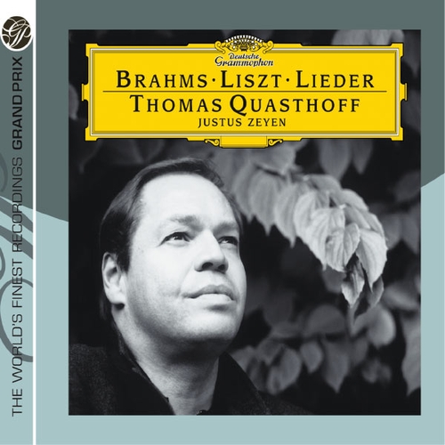 Couverture LIEDER (+ LISZT) de Johannes BRAHMS