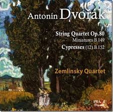 Image du média "QUATUOR CORDES 8 MI B OP.80 / MINIATURES / CYPRES de Antonin DVORAK"