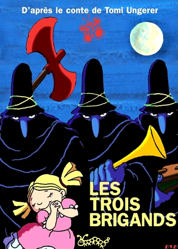 Couverture LES TROIS BRIGANDS de Hayo FREITAG