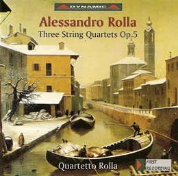 Image du média "3 QUATUORS A CORDES OP.5 de Alessandro ROLLA"