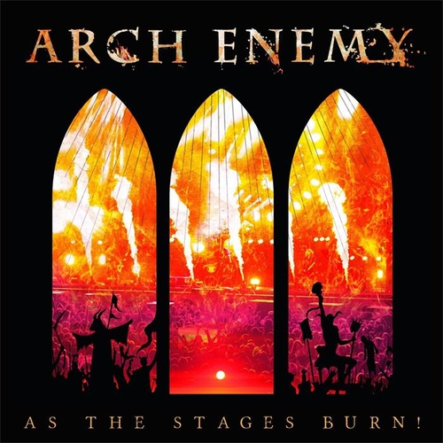 Couverture AS THE STAGES BURN! de ARCH ENEMY