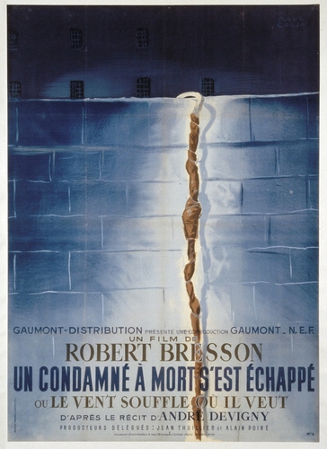 Couverture UN CONDAMNÉ À MORT S'EST ÉCHAPPÉ (LE VENT SOUFFLE OÙ IL...) de Robert BRESSON