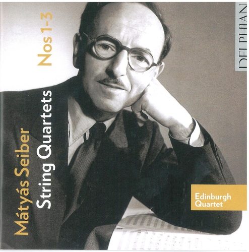 Couverture STRING QUARTETS N° 1-3 de Mátyás SEIBER