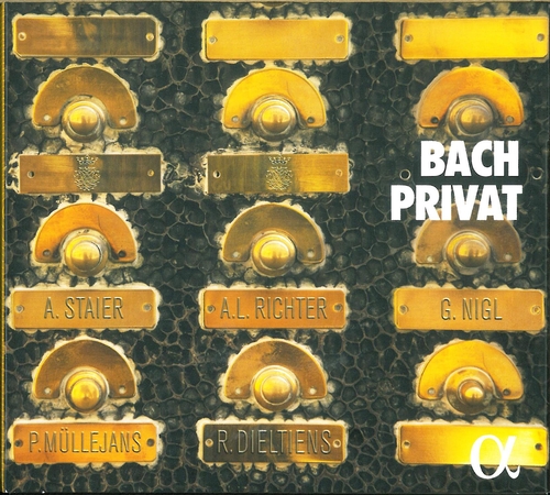 Couverture BACH PRIVAT de Johann Sebastian BACH