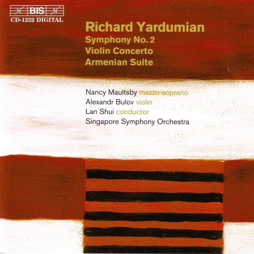 Couverture SYMPHONIE 2 / CONCERTO VIOLON / ARMENIAN SUITE de Richard YARDUMIAN