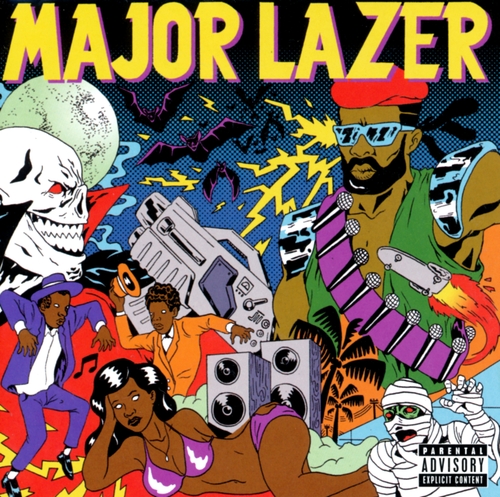 Couverture GUNS DON'T KILL PEOPLE... LAZERS DO de MAJOR LAZER