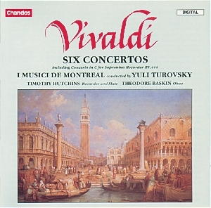 Couverture 6 CONCERTO FLUTE /HAUTBOIS /CORDES de Antonio VIVALDI