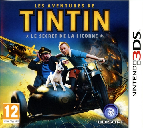 Couverture LES AVENTURES DE TINTIN - 3DS