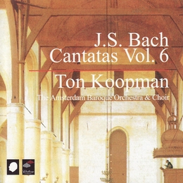 Image du média "CANTATE:  50,59,69,69A,75,76,104,179,186,190 (VOL.6) de Johann Sebastian BACH"