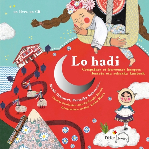 Couverture LO HADI, COMPTINES ET BERCEUSES BASQUES