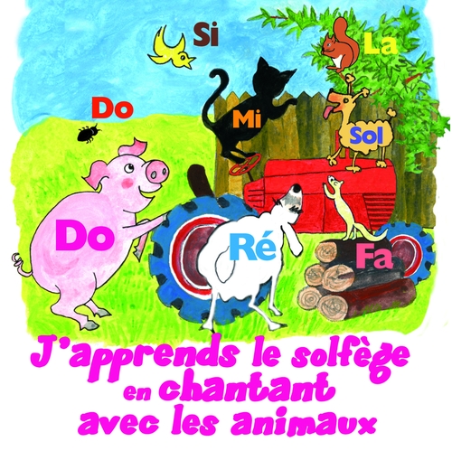 Couverture J'APPRENDS LE SOLFÈGE EN CHANTANT AVEC LES ANIMAUX de LES MILADO