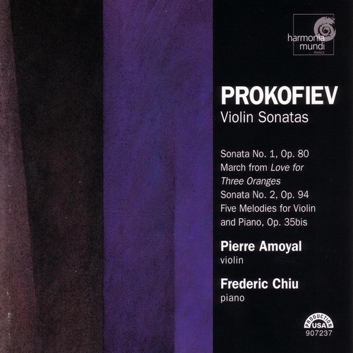 Couverture SONATE VIOLON PIANO 1,2 / 5 MELODIES / MARCHE de Sergueï PROKOFIEV