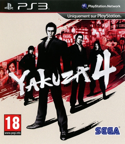 Couverture YAKUZA 4 - PS3