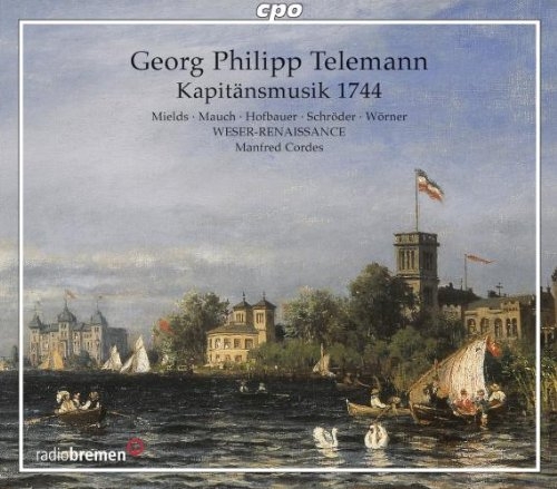 Couverture KAPITÄNSMUSIK 1744 de Georg Philipp TELEMANN