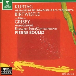 Image du média "MESSAGES DE FEU DEMOIS.R.V.TROUSSOVA (+ BIRTWISTLE, GRISEY) de Gyorgy KURTAG"