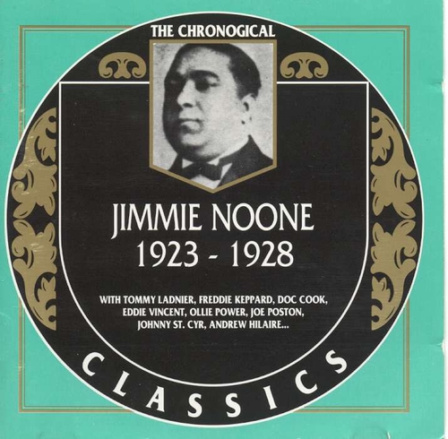 Couverture JIMMIE NOONE 1923-1928 de Jimmie NOONE