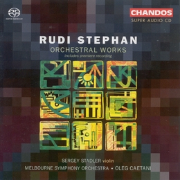 Image du média "ORCHESTRAL WORKS: MUSIC FOR VIOLIN AND ORCH. / ... de Rudi STEPHAN"