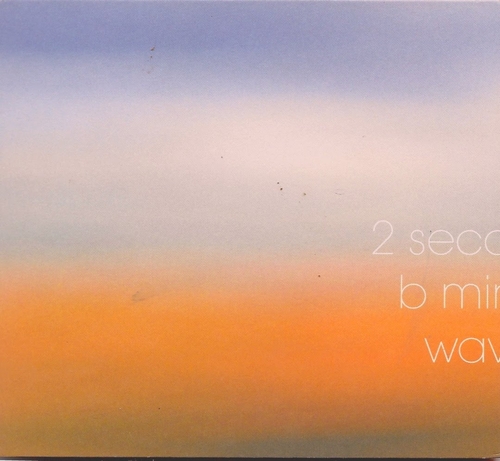 Couverture 2 SECONDS / B MINOR / WAVE de Michael PISARO / TAKU SUGIMOTO