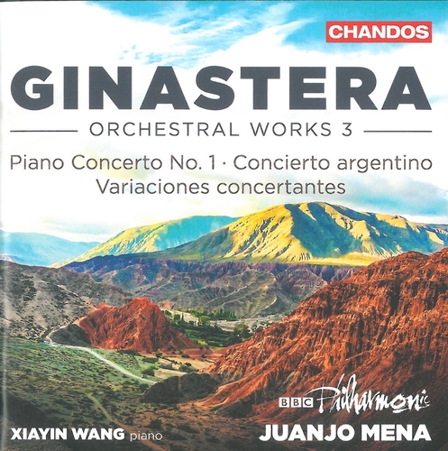 Couverture ORCHESTRAL WORKS VOL.3 de Alberto GINASTERA