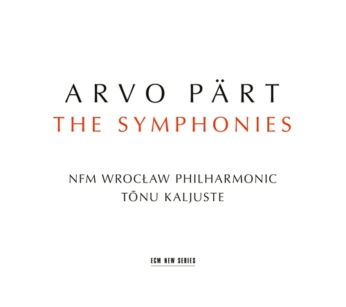 Couverture SYMPHONIES 1-4 de Arvo PÄRT