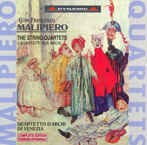 Couverture QUATUORS CORDES 1-8 de Gian-Francesco MALIPIERO