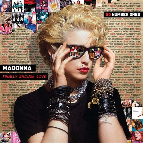 Couverture FINALLY ENOUGH LOVE de MADONNA