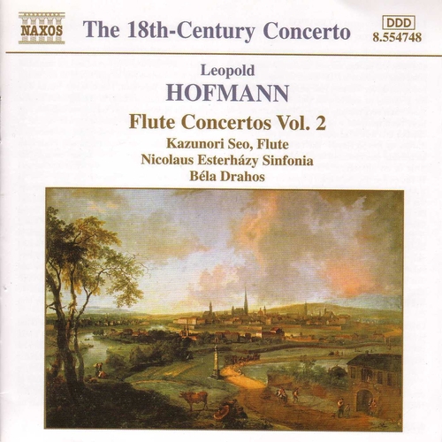 Couverture CONCERTOS FLUTE VOL.2 de Leopold HOFMANN