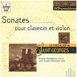 Image du média "SONATES VIOLON ET CLAVECIN de Joseph Boulogne de SAINT-GEORGES"