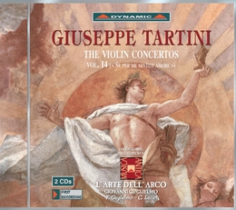 Image du média "CONCERTO VIOLON D7, D28, D78, D34, D103 VOL.14 de Giuseppe TARTINI"