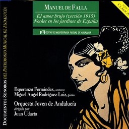 Couverture AMOR BRUJO (VERS.1915) / NOCHES EN LOS JARDINES DE ESPANA de Manuel de FALLA