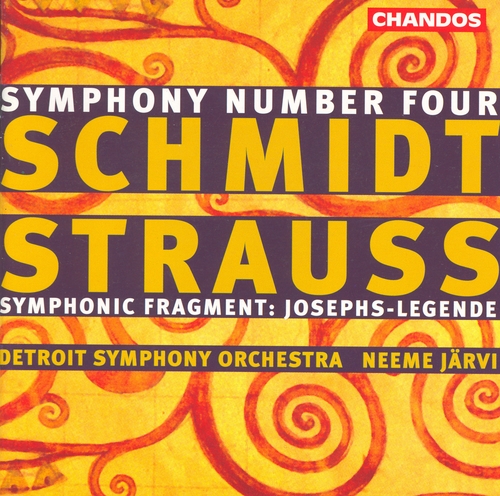 Couverture SYMPHONIE 4 (+ R.STRAUSS) de Franz SCHMIDT