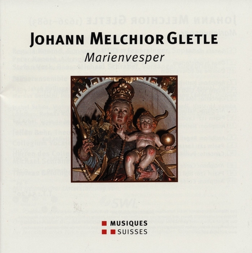 Couverture MARIENVESPER de Johann Melchior GLETLE