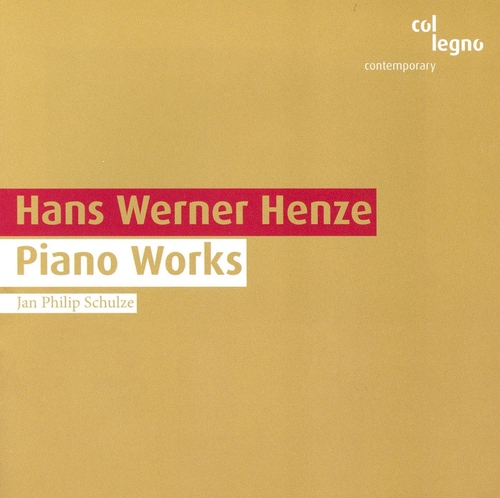 Couverture PIANO WORKS de Hans Werner HENZE