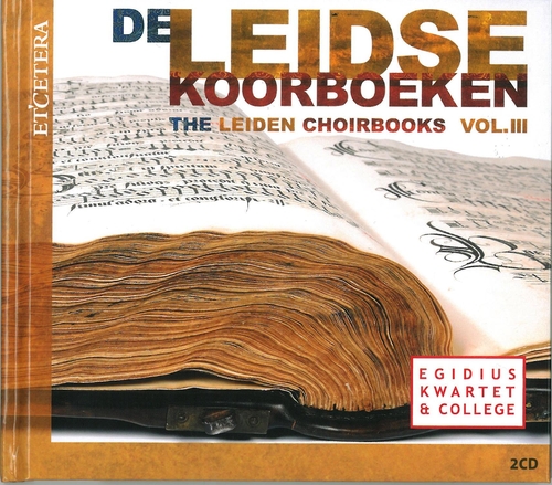 Couverture LEIDSE KOORBOEKEN VOL.3