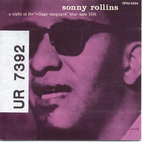 Couverture A NIGHT AT THE VILLAGE VANGUARD, VOL.1 de Sonny ROLLINS